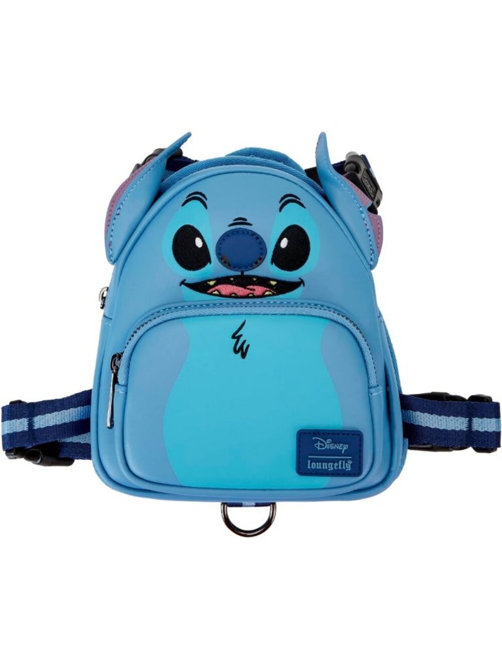 Disney Stitch Cosplay Mini Backpack & Dog Harness - Cute Pet Accessory, Medium
